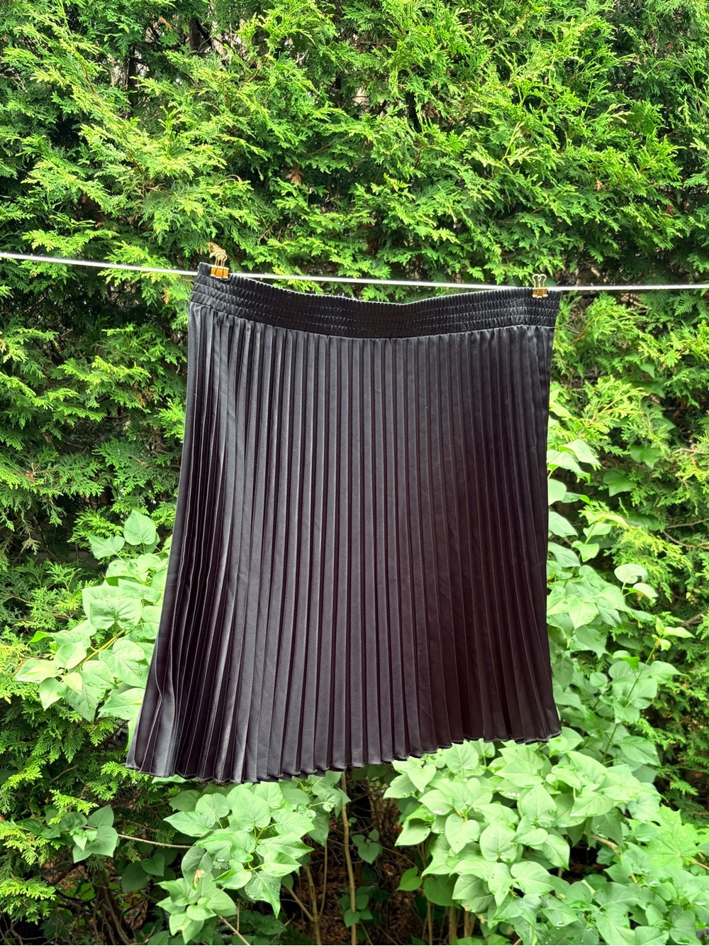 Bianca Nygard Classic Black Pleated Skirt